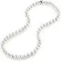 THE PEARL SOURCE AAA Quality Round White Freshwater Cultured Pearl Necklace for Women with Magnetic Clasp THE PEARL SOURCE AAA Quality Round White Freshwater Cultured Pearl Necklace for Women with Magnetic Clasp