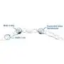 Quadri - Figaro Link Chain 7 mm in 925 Sterling Silver Italian Necklace for Men Women Boys Girls - 10 to 30 Inch - Premium Quality Made in Italy Certified - Gift Box Included