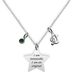 G-Ahora Hamilton Musical Necklace I Am Inimitable I Am an Original Broadway Musical Lyrics Lover Gift Hamilton Quote Jewelry
