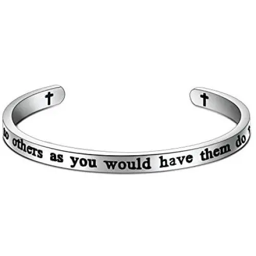 HOLLP Christian Gift Luke 6:31 Bracelet Do to Others as You Would Have Them Do to You Jewelry HOLLP Christian Gift Luke 6:31 Bracelet Do to Others as You Would Have Them Do to You Jewelry