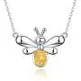 CHENGHONG Bee Necklace for Women 925 Sterling Silver Bumble Honey Bee Necklace Queen Bee Necklace for Women Cute Animal Jewelry Gift for Her CHENGHONG Bee Necklace for Women 925 Sterling Silver Bumble Honey Bee Necklace Queen Bee Necklace for Women Cute Animal Jewelry Gift for Her
