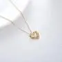 Blocaci 14K Yellow Gold Heart Pendant Necklaces for Women Girls Moissanite Pearl Necklaces Love Jewelry for Wife Daughter Mother, 16+1+1 Inch Blocaci 14K Yellow Gold Heart Pendant Necklaces for Women Girls Moissanite Pearl Necklaces Love Jewelry for Wife Daughter Mother, 16+1+1 Inch
