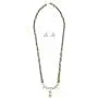 Efulgenz Gold Tone Indian Bollywood Ethnic American Diamond Traditional Mangalsutra Pendant with Chain and Earrings Jewelry for Womens Efulgenz Gold Tone Indian Bollywood Ethnic American Diamond Traditional Mangalsutra Pendant with Chain and Earrings Jewelry for Womens