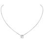 ChicSilver 925 Sterling Silver Letter A-Z Pendant Necklace, Dainty Small Initial Necklace for Women, Silver/Gold (with Gift Box)