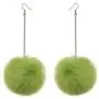 6 Pairs Faux Fur Fluffy Pom Pom Drop Dangle Earrings Set Bohemia Ethnic Handmade Colorful Long Ball Tassel Earrings Thanksgiving Christmas Earrings Gifts for Women Girls Jewelry