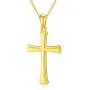 Solid Real 14K Gold Cross Necklace, Delicate Gold Italian Cross Pendant Necklace Religious Faith Jewelry for Women, Girls, 18 inch Solid Real 14K Gold Cross Necklace, Delicate Gold Italian Cross Pendant Necklace Religious Faith Jewelry for Women, Girls, 18 inch