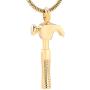 Unisex Cremation Jewelry for Ashes Stainless Steel Hammer Cremation Pendant Locket Keepsake Urn Ashes Memorial Jewelry