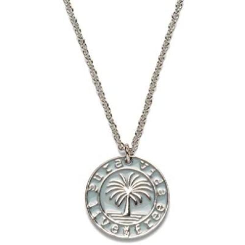 Pura Vida Womens Medallion Necklace