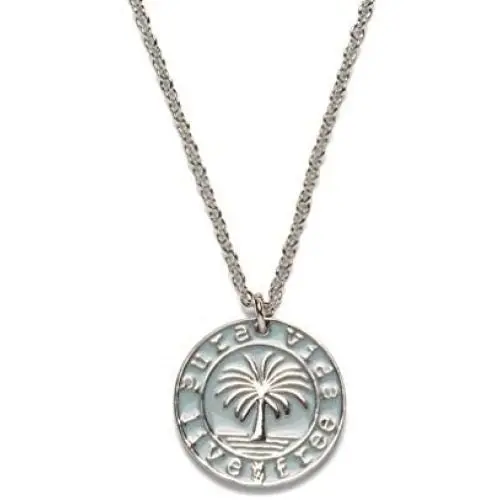 Pura Vida Womens Medallion Necklace Pura Vida Womens Medallion Necklace