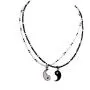 BlueRica Friends/Couples Yin Yang Pendant on Seed Beads Necklace Set BlueRica Friends/Couples Yin Yang Pendant on Seed Beads Necklace Set