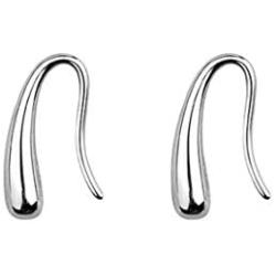 SLUYNZ 925 Sterling Silver Teardrop Drop Earrings for Women Teen Girls Droplet Earrings Small HooK Earrings