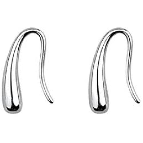 SLUYNZ 925 Sterling Silver Teardrop Drop Earrings for Women Teen Girls Droplet Earrings Small HooK Earrings