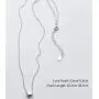 Sterling Silver Tiny Love Heart Pendant Choker Necklace for Women Girls Kids 14K White Gold Plated Simple Mini Dainty Petite Pendant Drop Adjustable Chain Cute Hypoallergenic Jewelry (Floating Heart)
