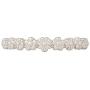 Pura Vida Silver-Plated Floral Stackable Ring - Sterling Silver Band, Sizes 5-9