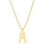 PAVOI 14K Gold Plated Initial Necklace | Letter Necklaces for Women
