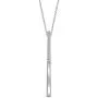 La Joya 0.05 ct Round White Natural Diamond 10K Gold Stick Bar Vertical Pendant Necklace for Womens Teens La Joya 0.05 ct Round White Natural Diamond 10K Gold Stick Bar Vertical Pendant Necklace for Womens Teens