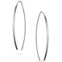 Delicate Minimalist Modern Long Thin Line Linear Threader Earrings For Women Teen Rose Gold Plated 925 Sterling Silver