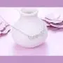 Flyow 925 Sterling Silver White Cz Crown Princess/Queen Pendant Word Charm Necklace for Girlfriend Wife Daughter Granddaughter, 18 Inch + 2 Inch