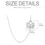 SOULMEET Sterling Silver Yoga Lotus Flower Necklace for Women Girls with Inspirational Quote on Gift Card, Happy Birthday Gifts for Mom Daughter