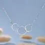 30th Birthday Gifts for Women,Sterling Silver 3 Circle CZ Necklace for Her Three Decade Jewelry,30 Years Old Birthday Gift Ideas 30th Birthday Gifts for Women,Sterling Silver 3 Circle CZ Necklace for Her Three Decade Jewelry,30 Years Old Birthday Gift Ideas