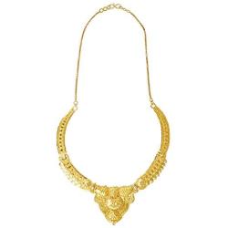 bodha 22K Gold Plated Traditional Indian Bollywood Necklace Jewellery Set for Women (SJ_2648)