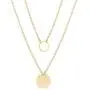 Aobei Pearl Circle Disk Necklace 18K Gold Chain Choker Layered Karma Full Moon Dainty Minimalist Jewelry for Women Aobei Pearl Circle Disk Necklace 18K Gold Chain Choker Layered Karma Full Moon Dainty Minimalist Jewelry for Women