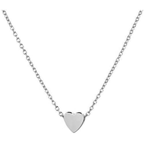 Osemind Heart Choker Necklace, Circle Choker Necklace, Star Choker Necklace, Gold Silver Dainty Choker Necklace for Women Girls Delicate Necklace Jewelry Gift