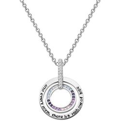 BAUNA After Every Storm there Is A Rainbow Of Hope Rainbow Necklace Encouragement Inspirational Jewelry for New Mom BFF