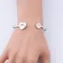 FUSTMW Dog Owner Bracelet Dachshund Boxer Golden Retriever Dog Lover Gifts Pitbull Boston Terrier Paw Print Bangle Jewelry