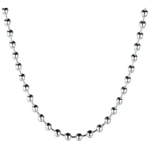 Greendou Fashion Jewelry 925 Sterling Silver 3mm Popcorn Beads Chain Necklace for Men Women (16 inch) Greendou Fashion Jewelry 925 Sterling Silver 3mm Popcorn Beads Chain Necklace for Men Women (16 inch)