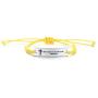 Unisex Religous Scripture Quote Faith Christian Bible Verse Adjustable Cord Stainless Steel Inspirational ID Bracelets for Men Women