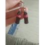 TUSHUO Fashion Creative Simulation Cola Earrings for Minimalist Women Gift Jewelry