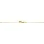 Solid 18k Yellow Gold 1.10mm Singapore Chain Necklace - with Secure Lobster Lock Clasp