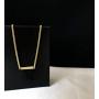 YUESUO Dainty Gold Bar Bracelet for Women Simple Delicate Curb Chain Handmade Minimalist Jewelry