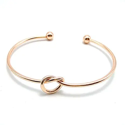 I Cant Tie The Knot Without You Bridesmaid Bangle Rose Gold Bracelets With Card-Set of 1,4,5,6,10 I Cant Tie The Knot Without You Bridesmaid Bangle Rose Gold Bracelets With Card-Set of 1,4,5,6,10