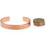 10mm Wide Bark Copper Cuff Bracelet by John Brana Handmade Jewelry 100% Uncoated Solid Copper Cuff