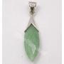 SilverStarJewel Aventurine tcw 10.9 Pendant 1.8'' 925 Pure Silver Gems Jewelry