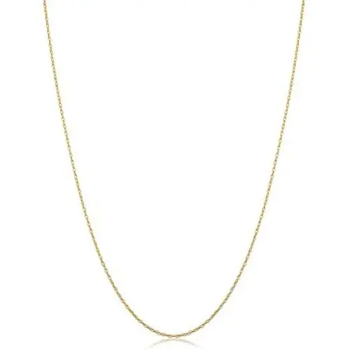 14k Yellow Gold Rope Chain Barely-There Necklace (0.7 mm, 0.9 mm, 1 mm or 1.3 mm) - Thin And Lightweight