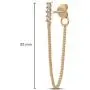 Highstreet .925 Sterling Silver dangling drop chain earrings for women | elegant design | hypoallergenic | light and easy on the ear for all day use Highstreet .925 Sterling Silver dangling drop chain earrings for women | elegant design | hypoallergenic | light and easy on the ear for all day use