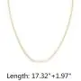 Set Multi Pearl Chain Link Adjustable Pendant Choker Necklace Bracelet Bangle Arm Stacking for Women Girl Jewelry Dainty Minimalist Bohemian Simple Layered Gold Plated