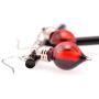 Red Blood Vial Drop Earrings Vampire Jewelry for Halloween