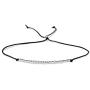 Miss You Morse Code Bracelet 925 Sterling Silver Handmade Bead Adjustable String Bracelets Jewelry for Women