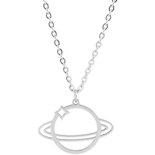 Planet Necklace for Men Women Silver Stainless Steel Hippie Hip Hop Kpop Punk Planet Pendant Necklace Birthday for Teens Eboys Egirls Best Friend Bro Planet Necklace for Men Women Silver Stainless Steel Hippie Hip Hop Kpop Punk Planet Pendant Necklace Birthday for Teens Eboys Egirls Best Friend Bro