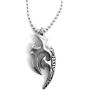FORGIVEN JEWELRY Samoan Tribal Jesus Necklace on Ball Chain
