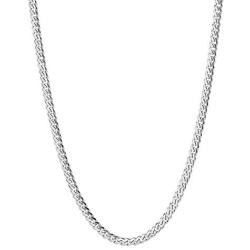 FZTN Jewelry Mens Womens Cuban Link Chain 18K Gold Plated 3-6mm Stainless Steel Curb Necklace,Fashion Jewelry,Wear Alone or with Pendant,18-26 Inch