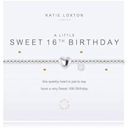 Katie Loxton a Little Birthday Celebration Womens Stretch Adjustable Band Fashion Charm Bracelet