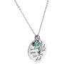 She Believed She Could So She Did Inspirational Mantra Sayings Quote Pendant Charm Necklace, Encouragement Jewelry Gift for Girls, Teens, Women