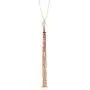 Hatroom Glass Beaded Tassel Pendant Necklace for Women with Long Chain Made in Italy Hatroom Glass Beaded Tassel Pendant Necklace for Women with Long Chain Made in Italy