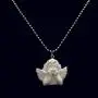 Angel Necklace White Cute Baby Y2K Chain Necklace Sweetheart for Women Girl Gifts