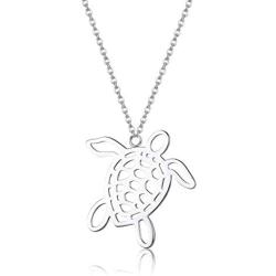 CASSIECA Animal Necklaces for Women Silver Panda Turtle Bee Whale Pendant Necklace Dainty Chain Minimalist Simple Cute Necklaces Jewelry Birthday Gift for Daughter Girlfriend